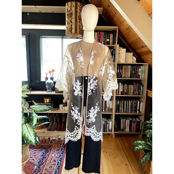 Victoria Secret Sheer Lace Jacket - Picture 7 of 7